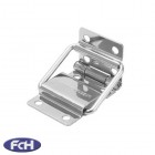 Medium Chrome Strut Hinge with 8 Fixing Holes